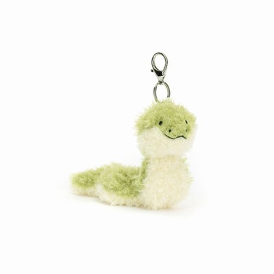 Jellycat Little Snake Bag Charm USA | 85210CLDQ